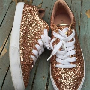 guess sneakers rose gold